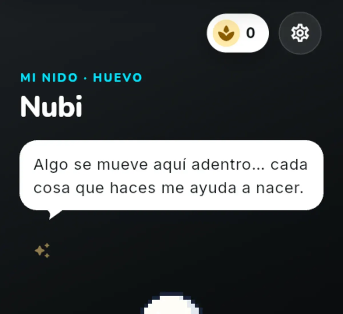Pantalla Mi nido de Brote con Nubi